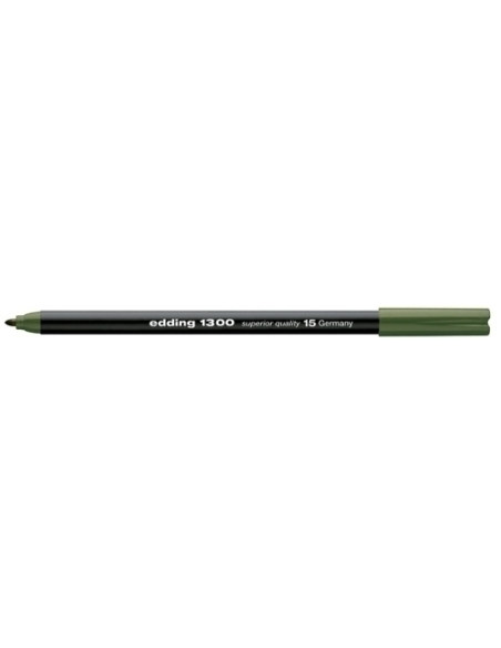 ROTULADOR FIBRA EDDING 1300  VERDE OLIVA