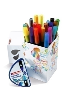 ROTULADOR FIBRA EDDING 1340 BRUSHPEN HAPPY BOX DE 20
