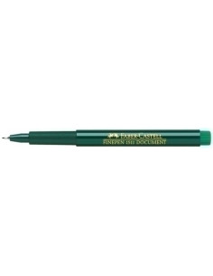 ROTULADOR FIBRA FABER-CASTELL FINEPEN 1511 VERDE