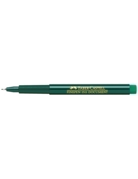 ROTULADOR FIBRA FABER-CASTELL FINEPEN 1511 VERDE