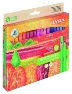 ROTULADOR FIBRA LYRA GRADUATE ART TIP ESTUCHE de 36