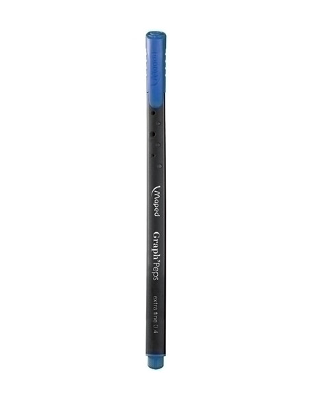 ROTULADOR FIBRA MAPED GRAPH PEPS AZUL MARINO