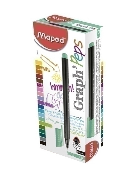 ROTULADOR FIBRA MAPED GRAPH PEPS JADE
