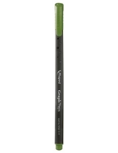 ROTULADOR FIBRA MAPED GRAPH PEPS JUNGLE GREEN