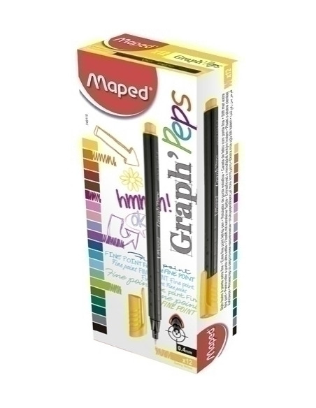 ROTULADOR FIBRA MAPED GRAPH PEPS SUNNY YELLOW