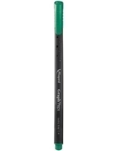 ROTULADOR FIBRA MAPED GRAPH PEPS VERDE GOLF