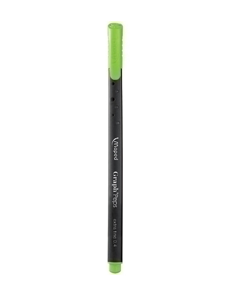 ROTULADOR FIBRA MAPED GRAPH PEPS VERDE MANZANA