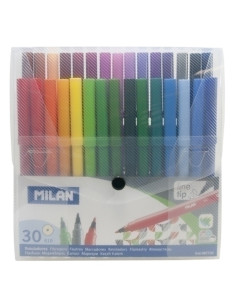 ROTULADOR FIBRA MILAN PUNTA FINA ESTUCHE 30