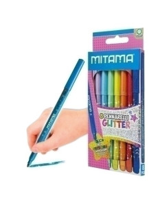 ROTULADOR FIBRA MITAMA PURPURINA ESTUCHE de 8