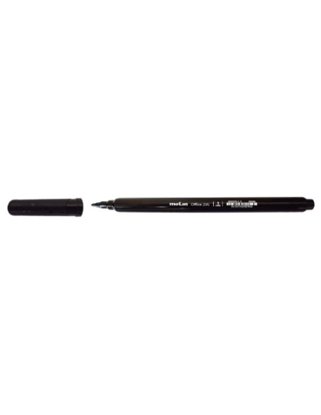 ROTULADOR FIBRA MOLIN 1 mm CUERPO TRIANGULAR NEGRO