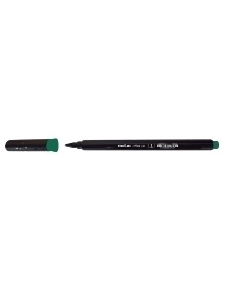 ROTULADOR FIBRA MOLIN 1 mm CUERPO TRIANGULAR VERDE