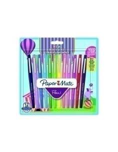 ROTULADOR FIBRA PAPER MATE CARNIVAL SURTIDO BLISTER de 12