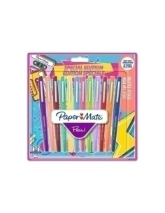 ROTULADOR FIBRA PAPER MATE FLAIR ORIGM 11  RETRO BLISTER de 12
