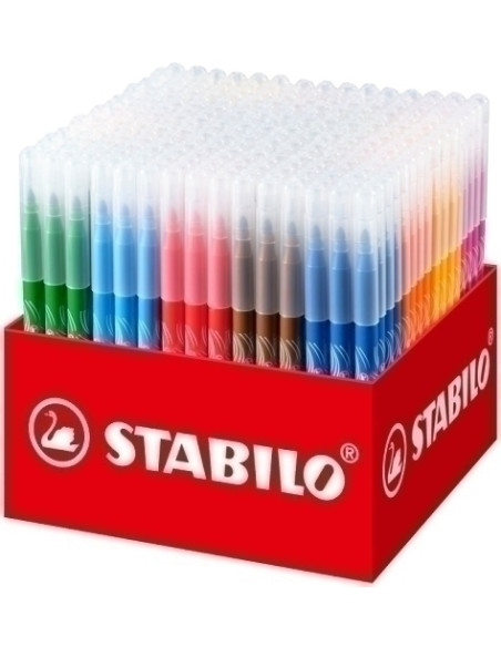 ROTULADOR FIBRA STABILO POWER 280 SET ESCOLAR XL de 240 20 col