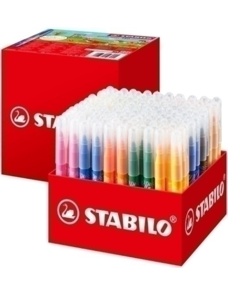 ROTULADOR FIBRA STABILO POWER MAX SET ESCOLAR XL de 140 16 col