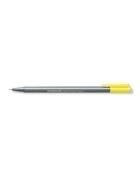 ROTULADOR FIBRA STAEDTLER  334 TRIPLUS FINELINER   AMARILLO NEON