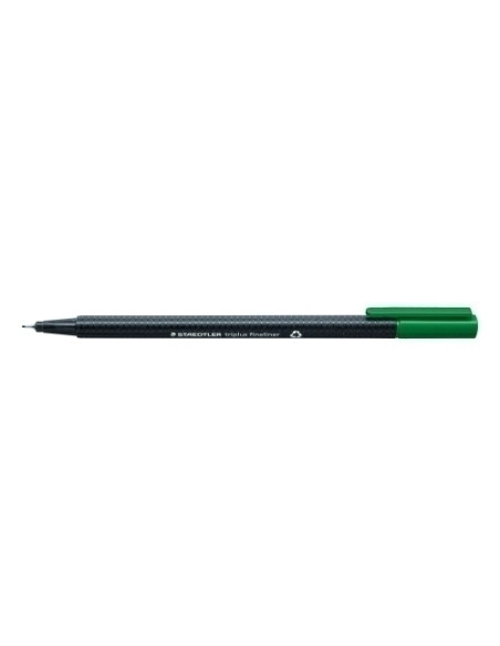 ROTULADOR FIBRA STAEDTLER  334 TRIPLUS FINELINER   AZUL VERDE MAR