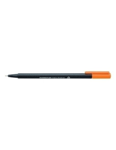 ROTULADOR FIBRA STAEDTLER  334 TRIPLUS FINELINER   NARANJA CLARO