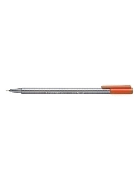 ROTULADOR FIBRA STAEDTLER  334 TRIPLUS FINELINER   ROJO ESCARLATA
