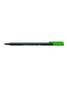 ROTULADOR FIBRA STAEDTLER  334 TRIPLUS FINELINER   VERDE INTENSO