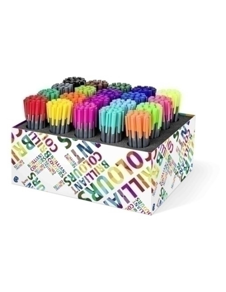 ROTULADOR FIBRA STAEDTLER  334 TRIPLUS FINELINER EXPOSITOR de 300