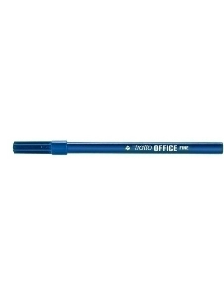 ROTULADOR FIBRA TRATTO OFFICE FINE AZUL