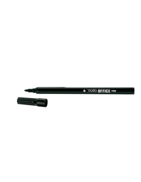 ROTULADOR FIBRA TRATTO OFFICE FINE NEGRO