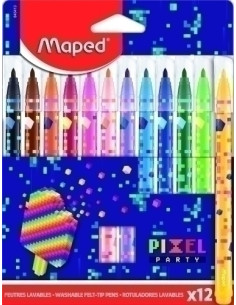 ROTULADOR MAPED PIXEL PARTY ESTUCHE de 12
