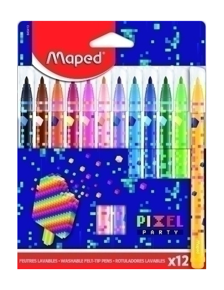 ROTULADOR MAPED PIXEL PARTY ESTUCHE de 12