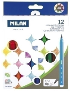 ROTULADOR MILAN 610 ESTUCHE DE 12