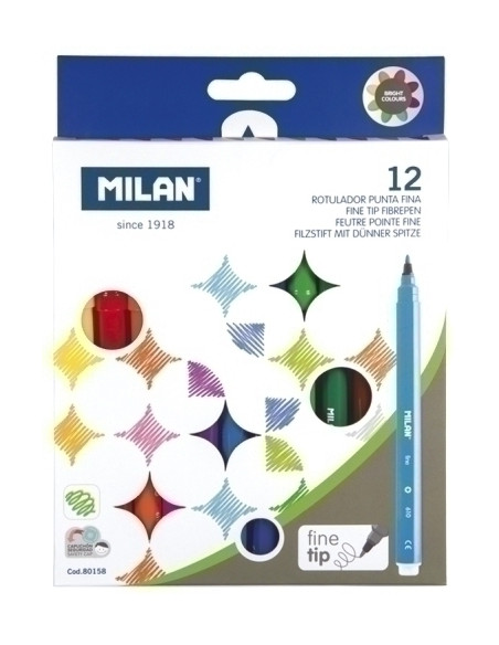 ROTULADOR MILAN 610 ESTUCHE DE 12