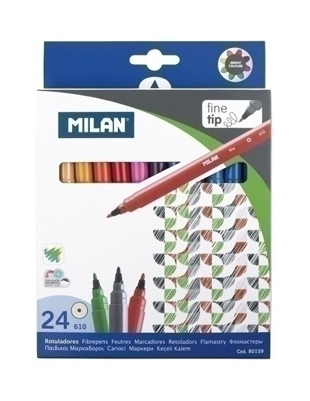 ROTULADOR MILAN 610 ESTUCHE DE 24