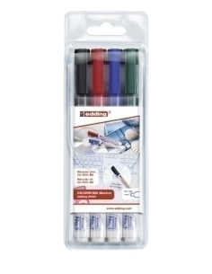 ROTULADOR PERMANENTE EDDING 8400 para CD BOLSA de 4