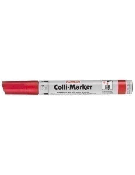 ROTULADOR PERMANENTE HERLITZ COLLI-MARKER ROJO