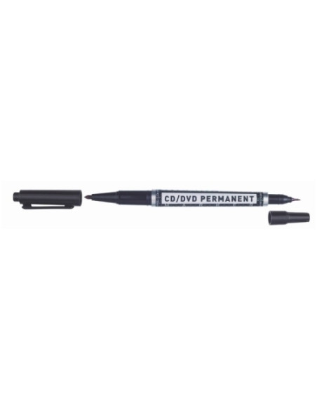ROTULADOR PERMANENTE MOLIN DOBLE PUNTA NEGRO BLISTER DE 1