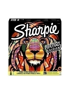 ROTULADOR PERMANENTE SHARPIE FINE&ULTRA BIG PACK LEON BOLSA de 26