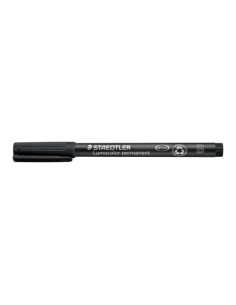 ROTULADOR PERMANENTE STAEDTLER 314 LUMOCOLOR BISELADO NEGRO