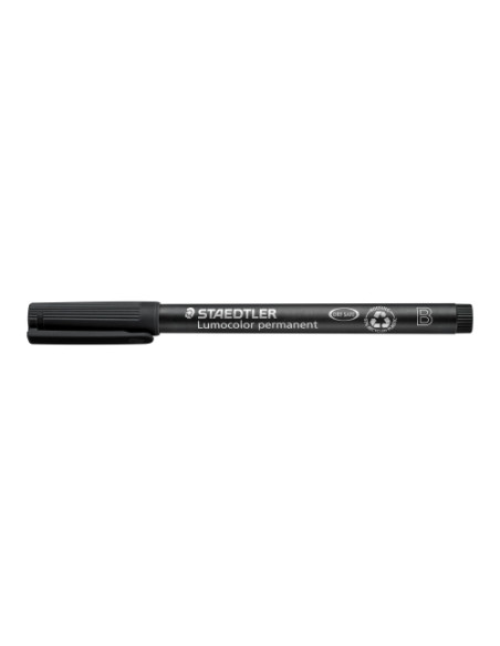ROTULADOR PERMANENTE STAEDTLER 314 LUMOCOLOR BISELADO NEGRO