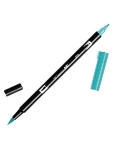 ROTULADOR TOMBOW DOBLE PUNTA PINCEL AZUL BRILLANTE