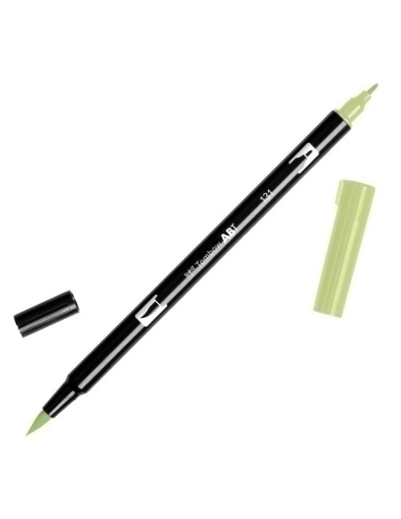 ROTULADOR TOMBOW DOBLE PUNTA PINCEL LEMON
