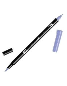 ROTULADOR TOMBOW DOBLE PUNTA PINCEL PURPURA SALVIA