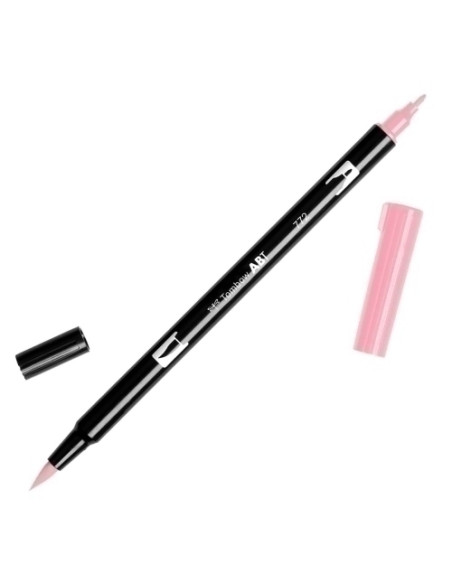ROTULADOR TOMBOW DOBLE PUNTA PINCEL ROSA VIEJO