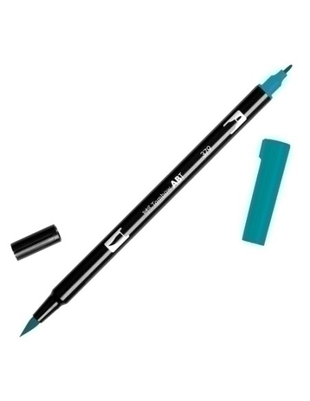 ROTULADOR TOMBOW DOBLE PUNTA PINCEL VERDE JADE
