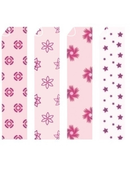 SCRAPBOOKING CARTULINA NIEFENVER IMPRESA 24x32 cm 180gr ROSA-1 4 mod BLISTER de 8