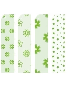 SCRAPBOOKING CARTULINA NIEFENVER IMPRESA 24x32 cm 180gr VERDE-1 4 mod BLISTER de 8
