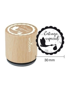 SELLO COLOP WOODIES Ø30mm CAUCHO GRIS  ENTREGA ESPECIAL