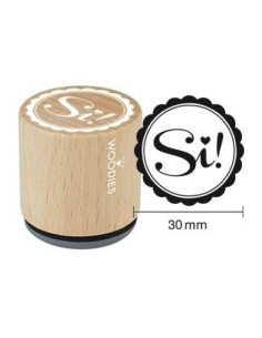 SELLO COLOP WOODIES Ø30mm CAUCHO GRIS  SI!