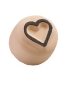 SELLO DE PIEDRA LADOT PARA TINTA DE TATTOS CORAZON 29 PEQUEÑO
