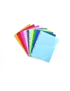 SEPARADORES COLORLINE PP EXTRA FUERTE CON BOLSILLO A4 10 pestañas 11 taladros