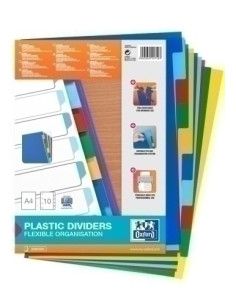 SEPARADORES ELBA PP colvivo A4 10 pestañas 11 taladros 17215120